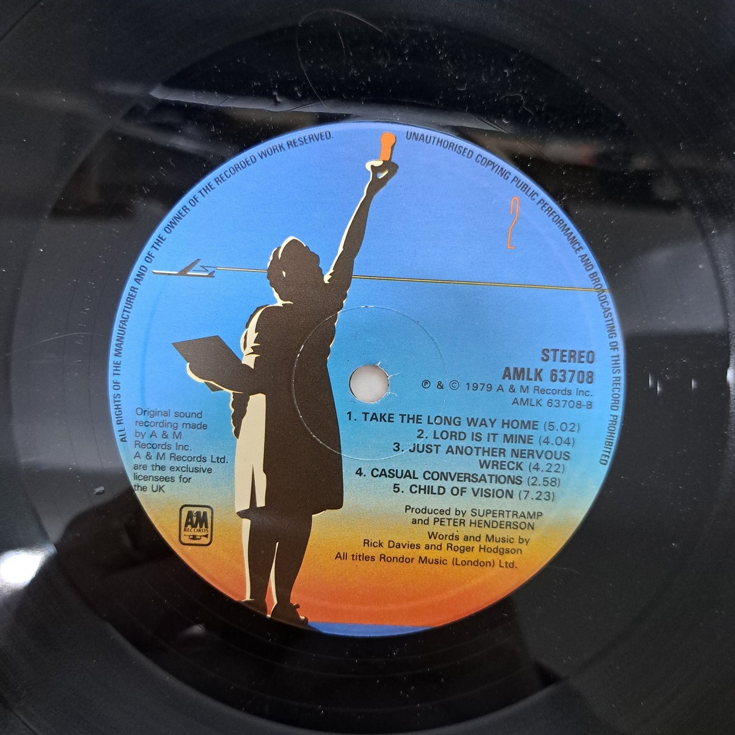 Supertramp - Breakfast in America (Vinyl LP A1/B1) EX/EX