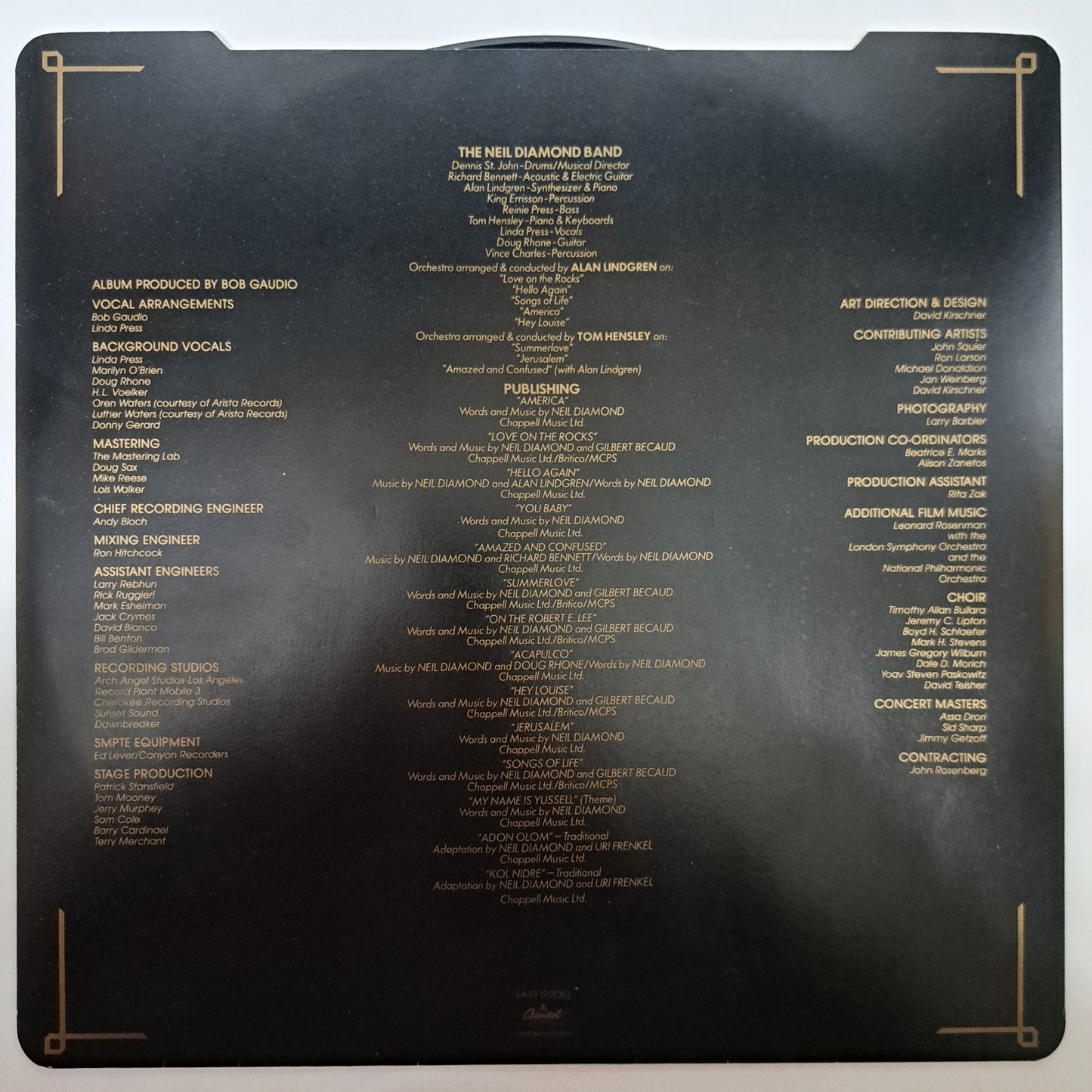 Neil Diamond - The Jazz Singer (O.S.T Vinyl LP) NM/NM