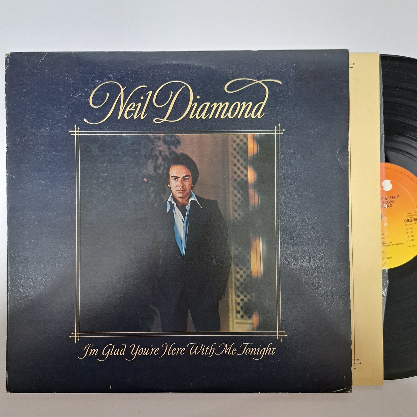 Neil Diamond - I'm Glad your here with me Tonight (Vinyl LP) VG/VG