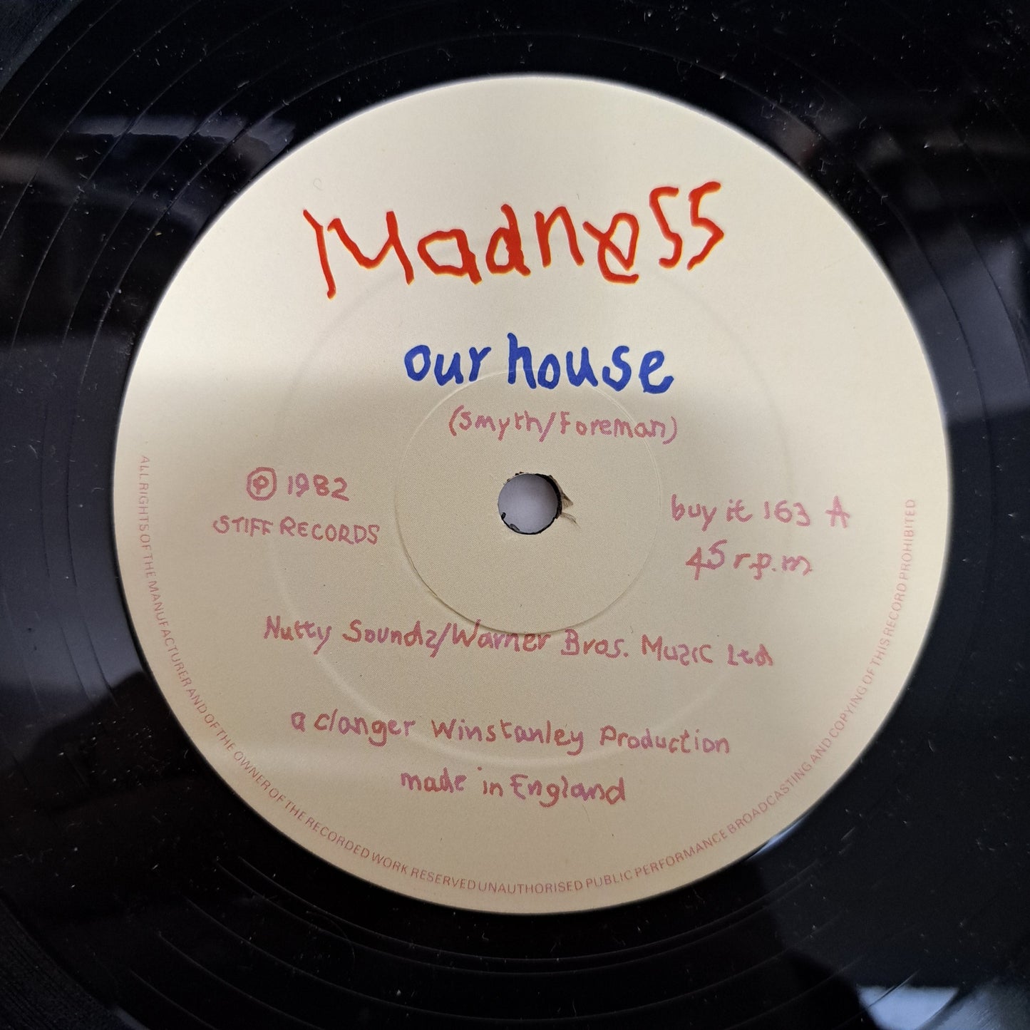 Madness - Our House (Vinyl 12" Single) VG+/VG+
