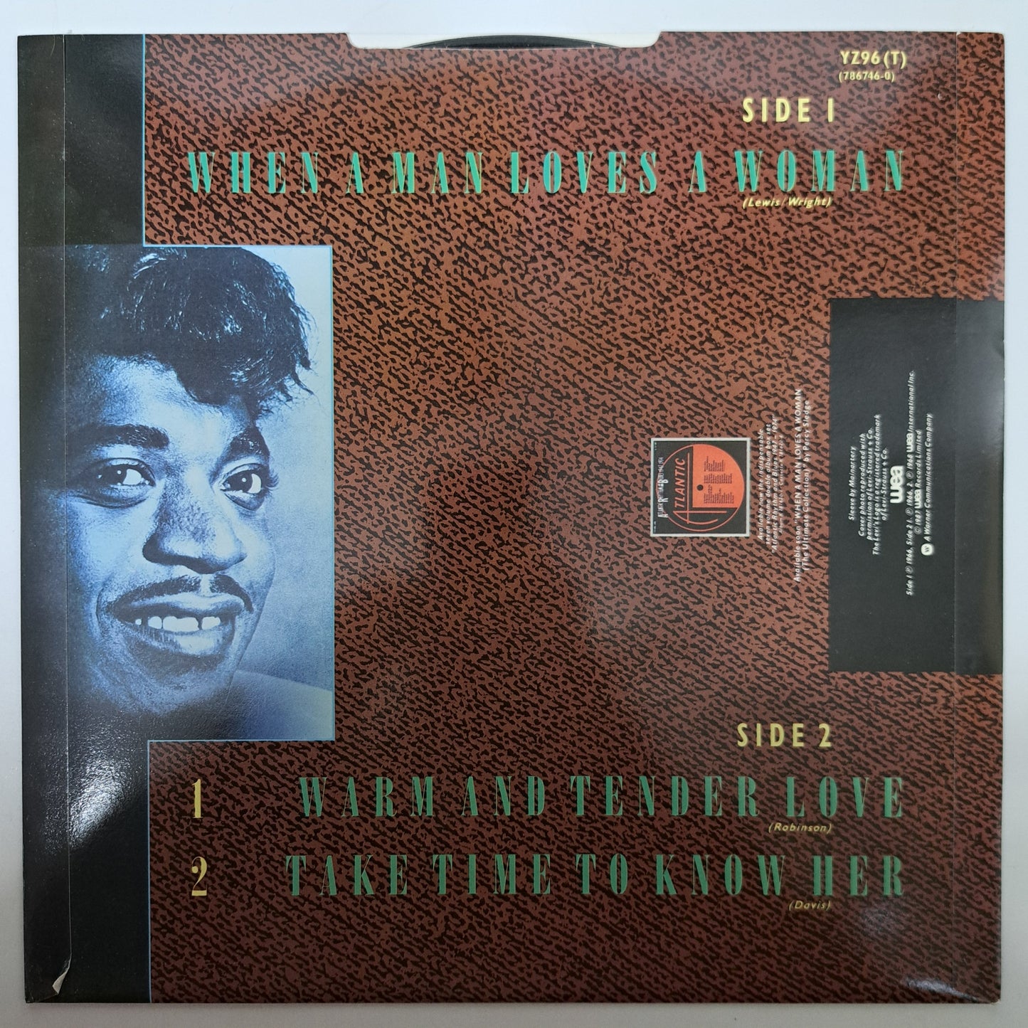 Percy Sledge - When a Man Loves a Woman (Vinyl 12" Single) NM/M