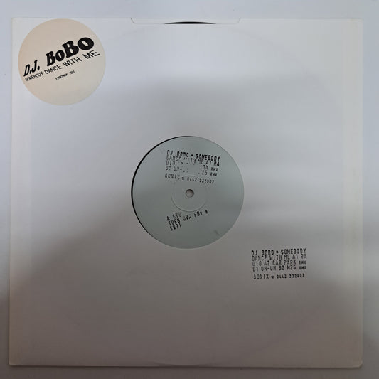 DJ BoBo - Somebody Dance With Me (Vinyl 12" DJ Promo Single) NM/NM