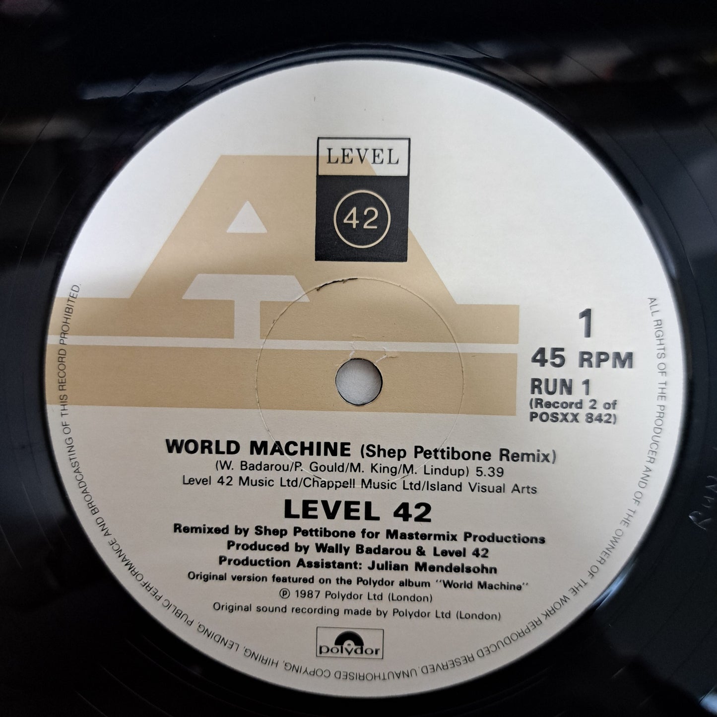 Level 42 - Running in the Family (Limited Edition Vinyl 2 x 12" Single) EX/EX/VG+