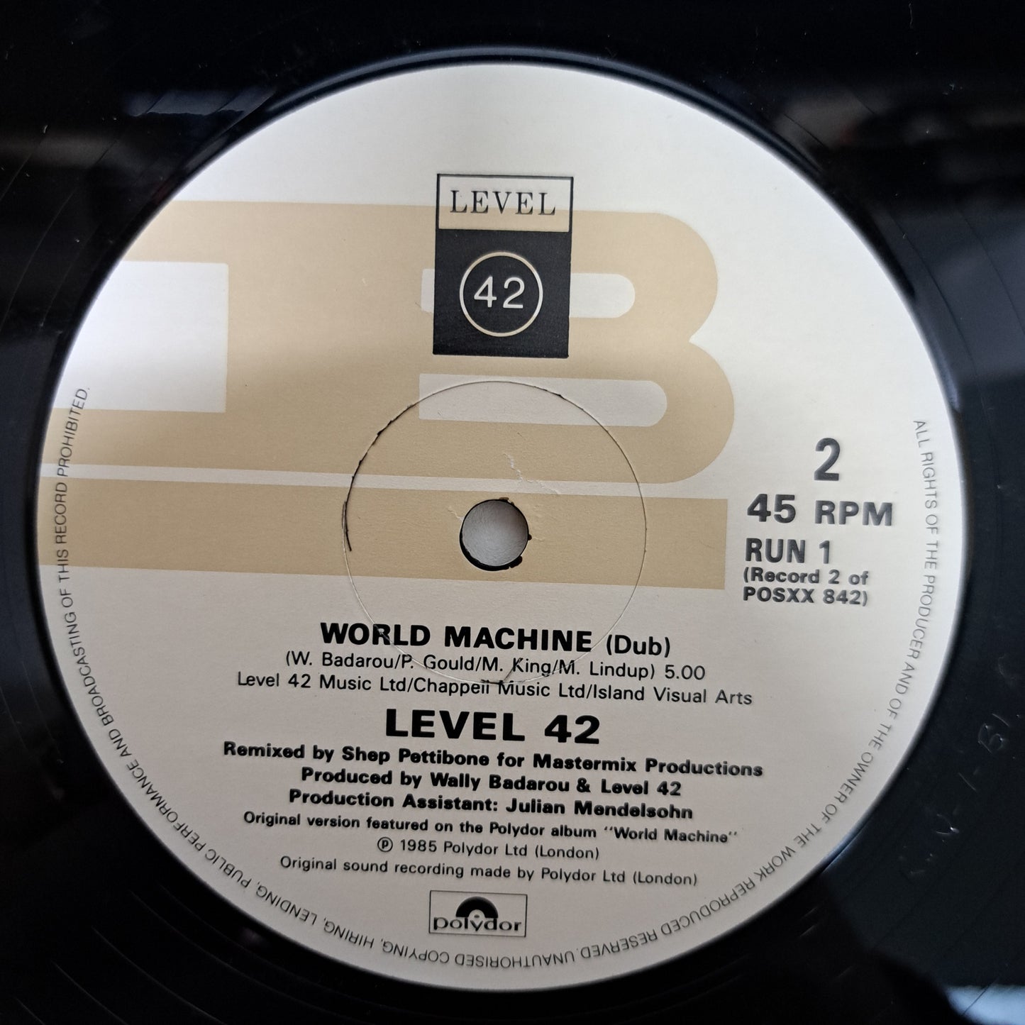 Level 42 - Running in the Family (Limited Edition Vinyl 2 x 12" Single) EX/EX/VG+