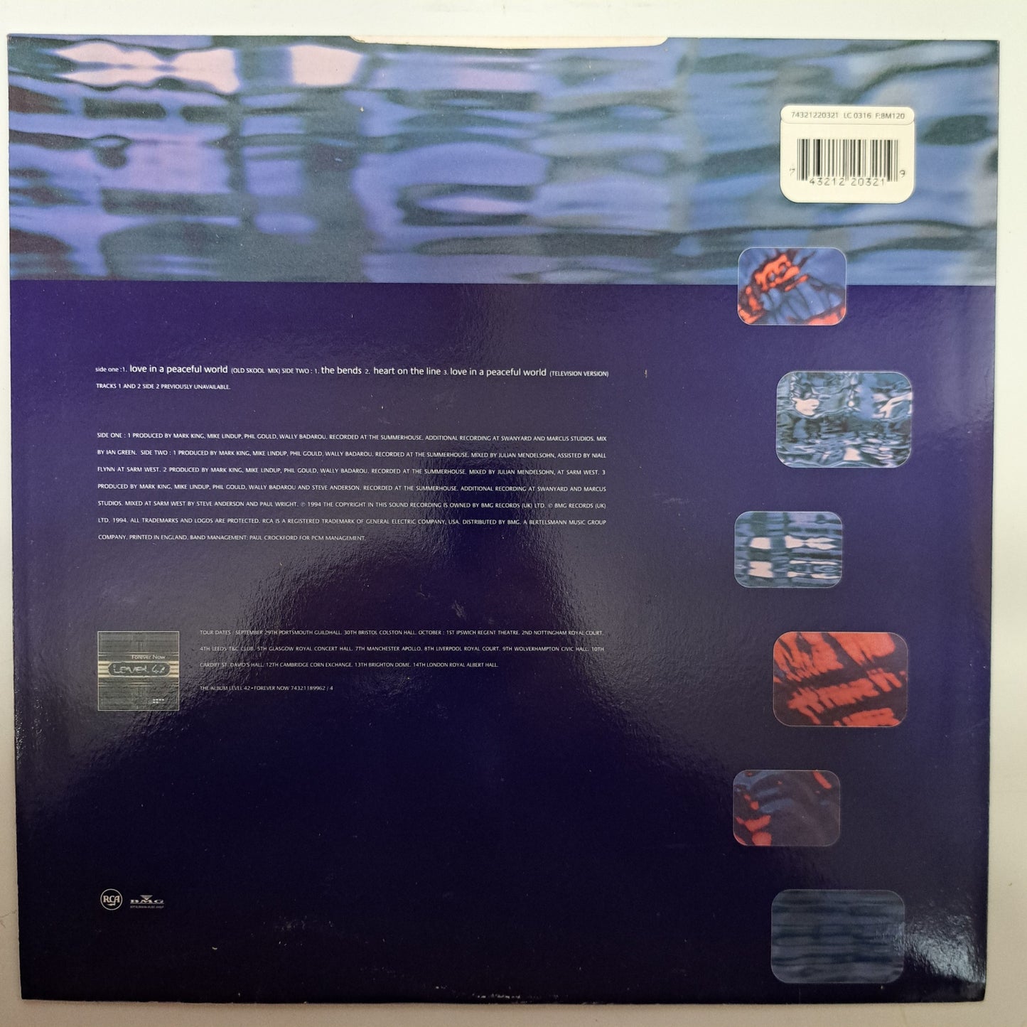 Level 42 - Love in a Peaceful World (Vinyl 12" Single) NM/NM