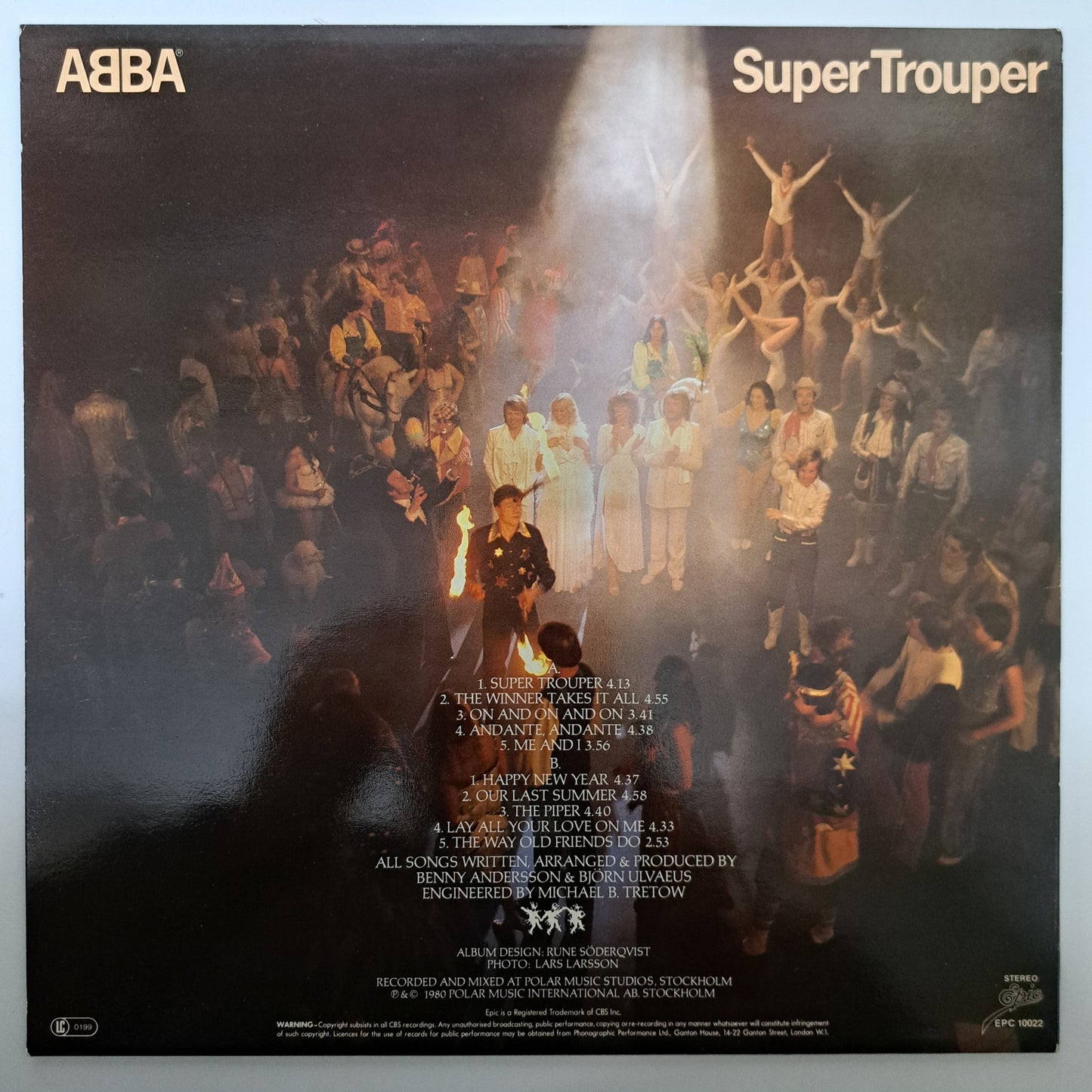 Abba - Super Trouper (Vinyl LP 1980 UK) EX/NM