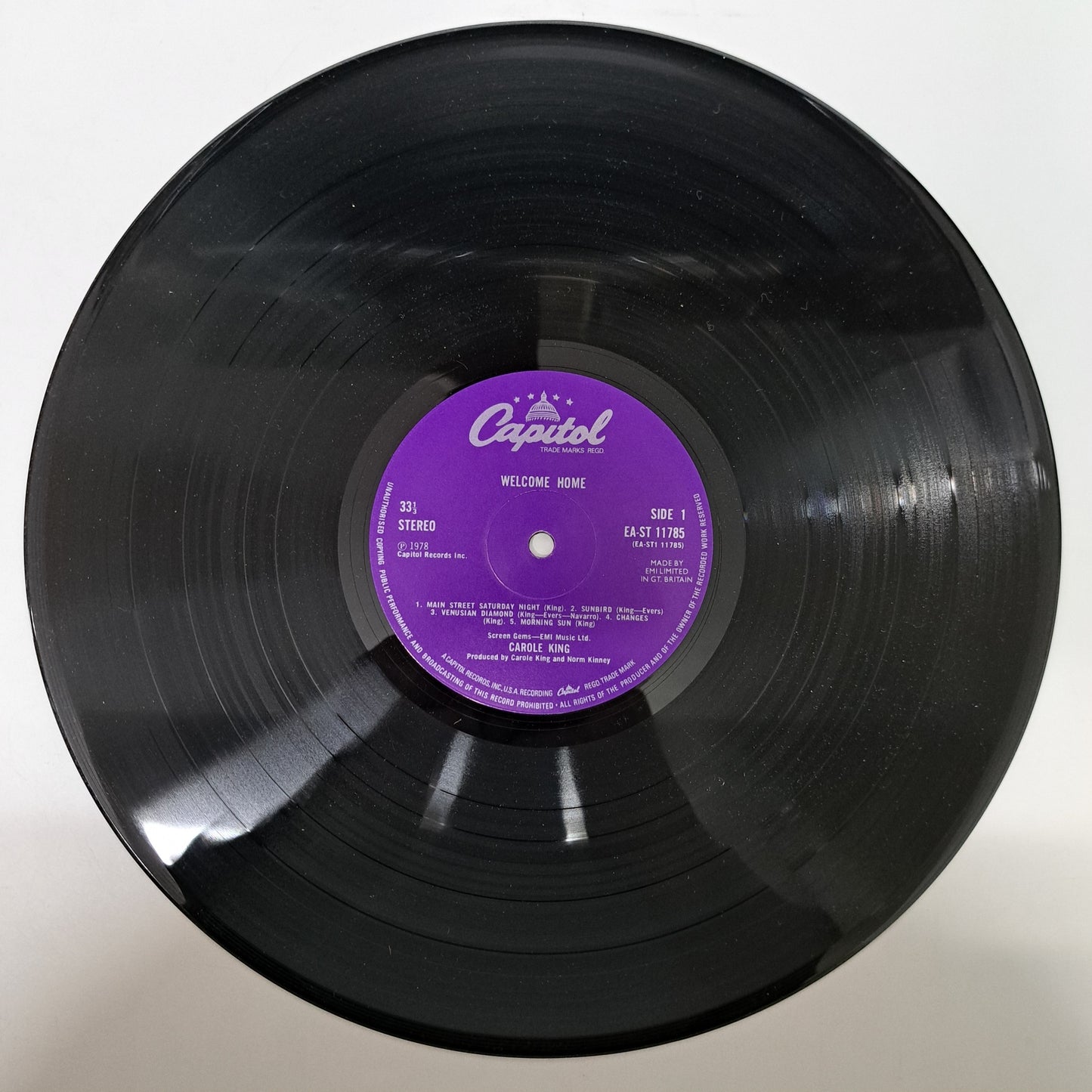 Carole King - Welcome Home (Vinyl LP 1978 UK) EX/NM