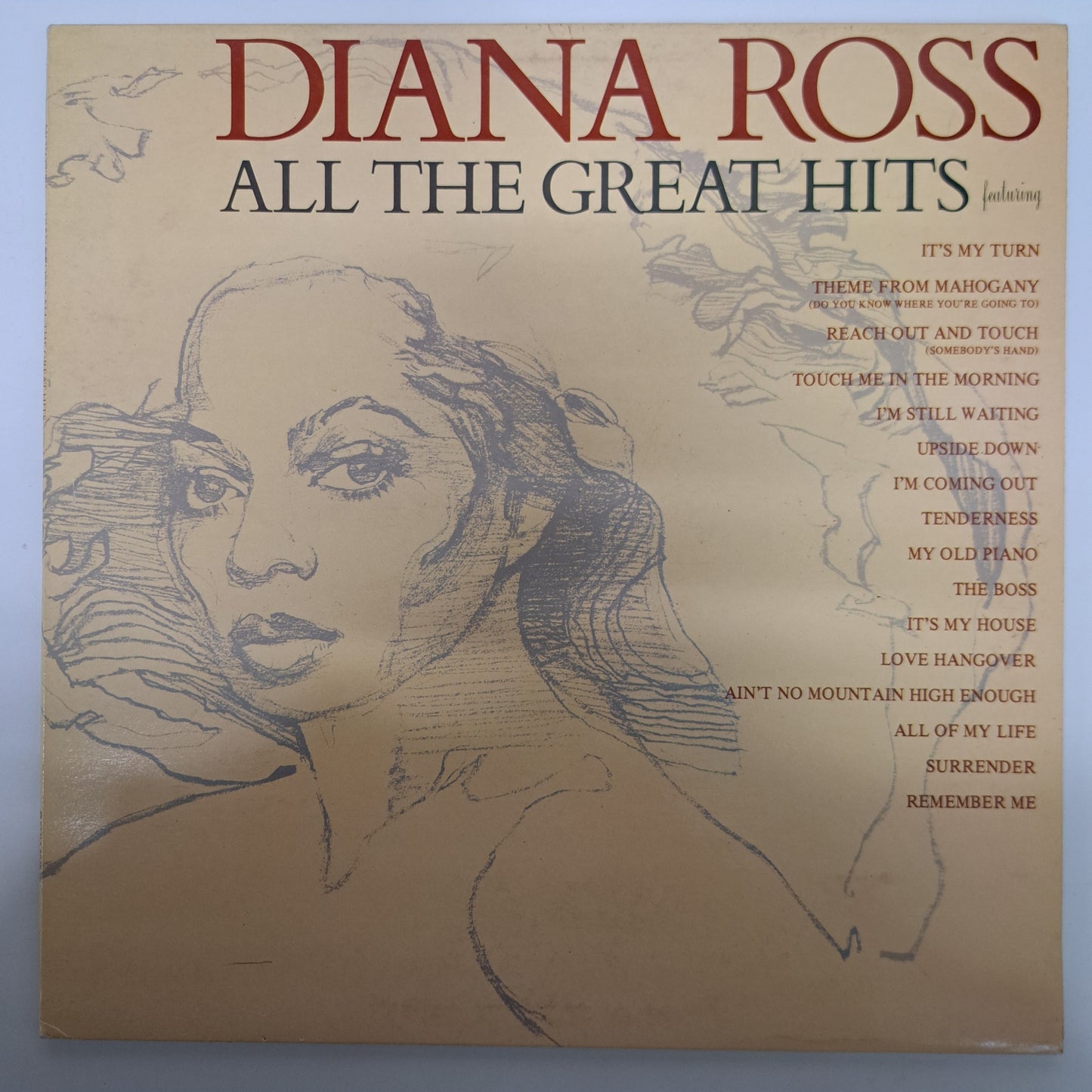 Diana Ross - All the Greatest Hits (Vinyl LP) VG+/VG+