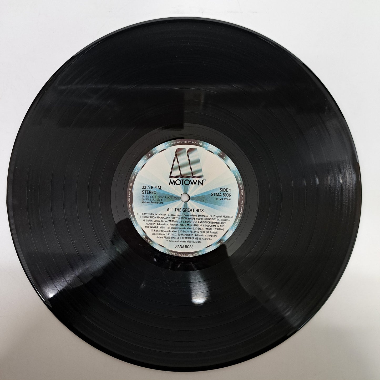 Diana Ross - All the Greatest Hits (Vinyl LP) VG+/VG+