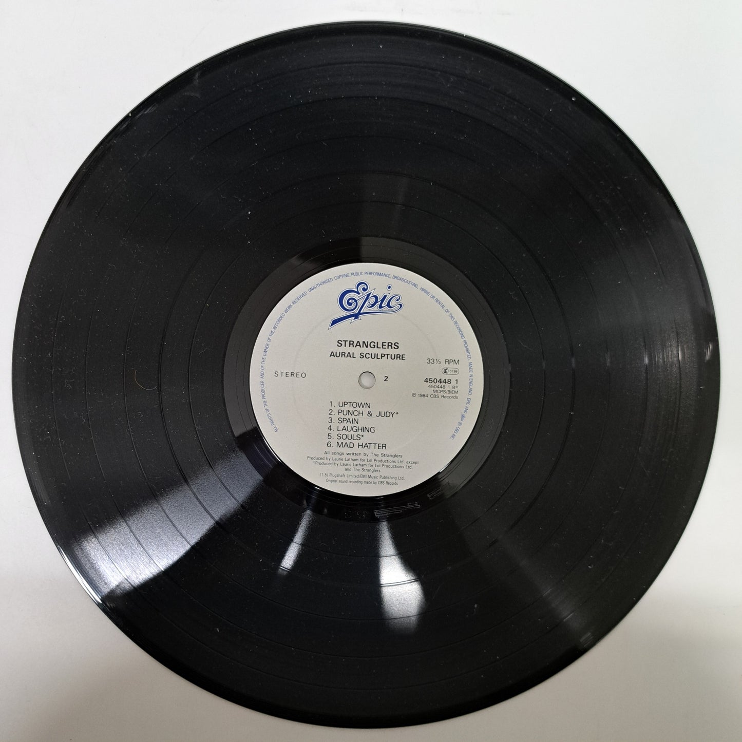 Stranglers - Aural Sculpture (Vinyl LP 1986 UK) VG+/NM