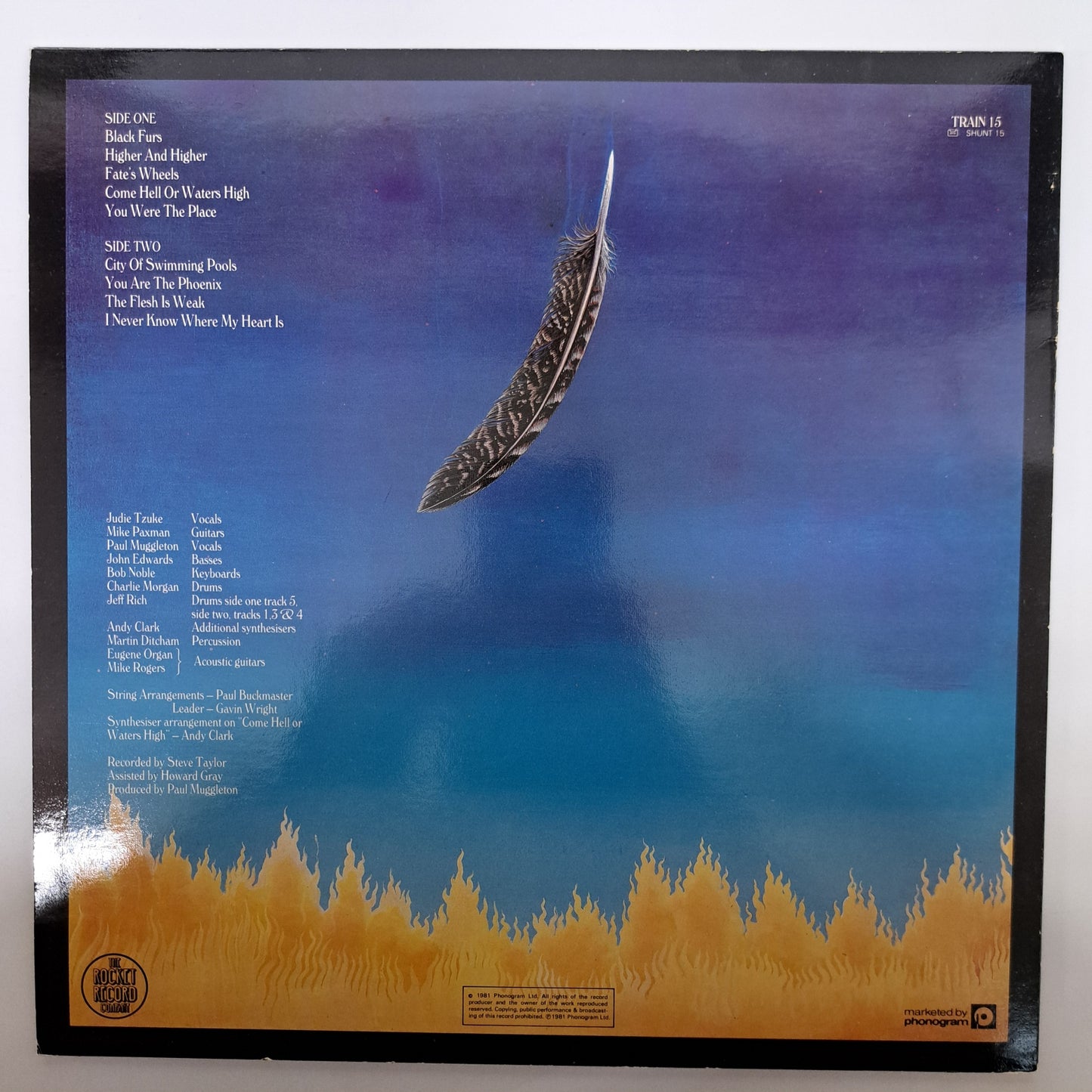 Judie Tzuke - I Am The Phoenix (Vinyl LP 1981 UK) EX/NM