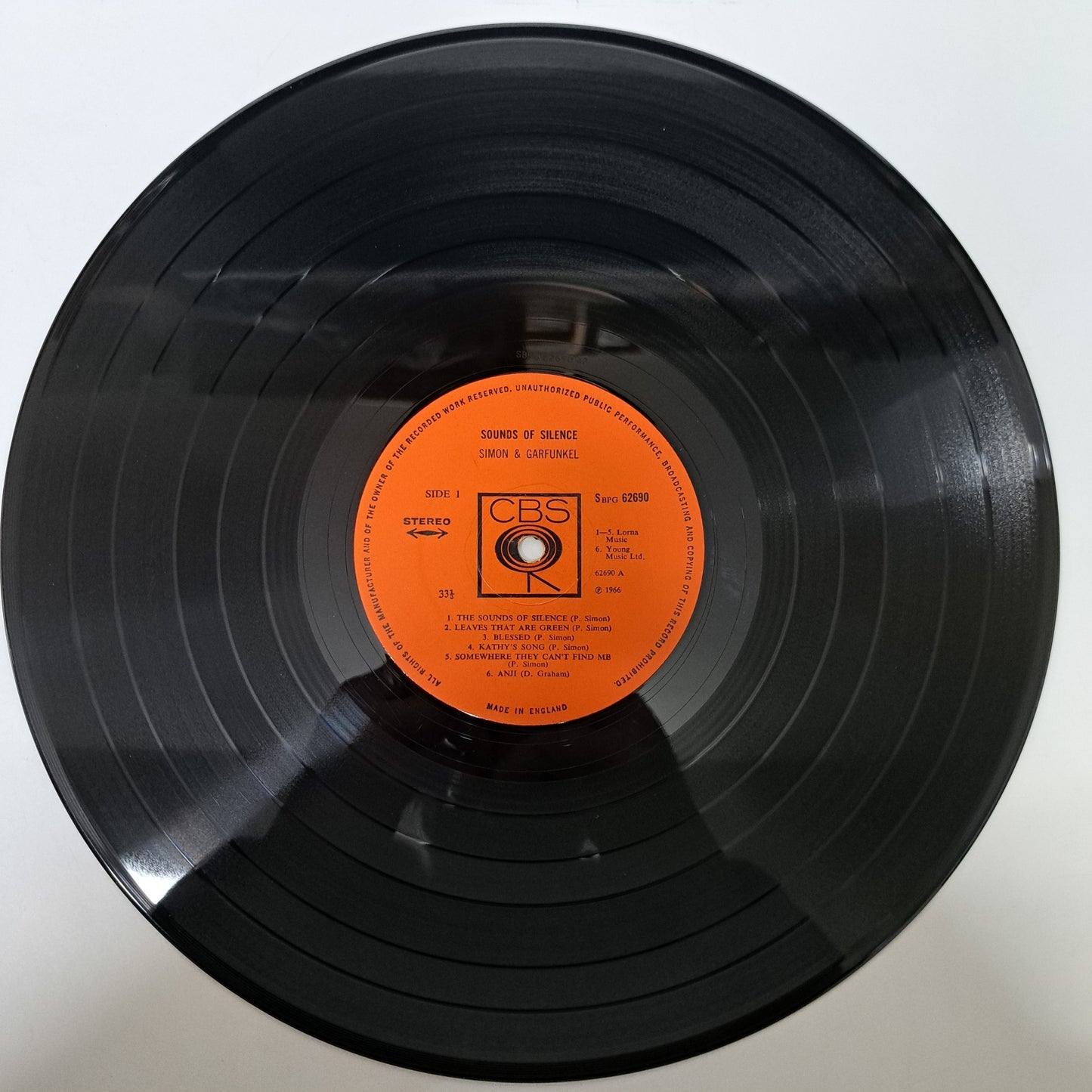 Simon & Garfunkel - Sounds of Silence (Vinyl LP 1966 UK) VG+/EX