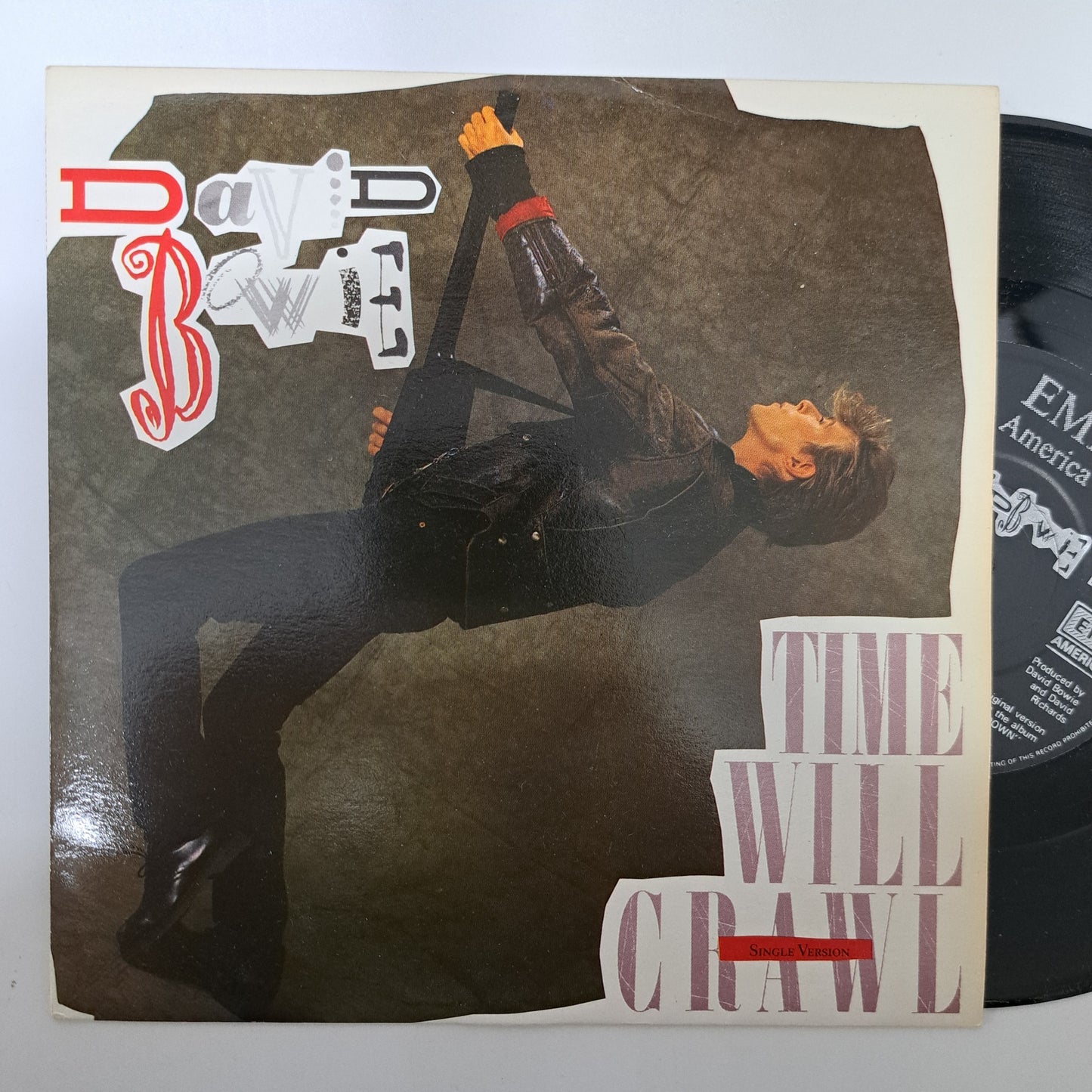 David Bowie - Time Will Crawl (Vinyl 7" Single) EX/NM