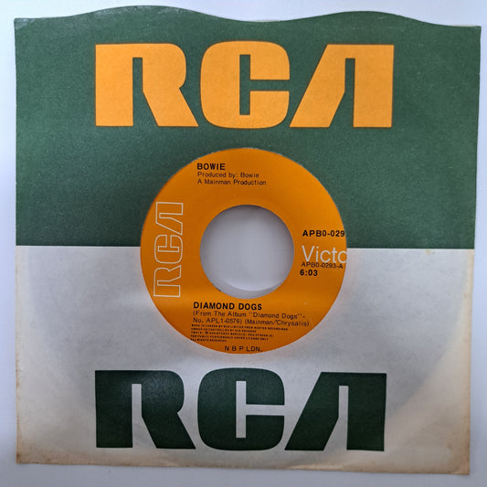 David Bowie - Diamond Dogs (Canada Export Vinyl 7" Single) EX