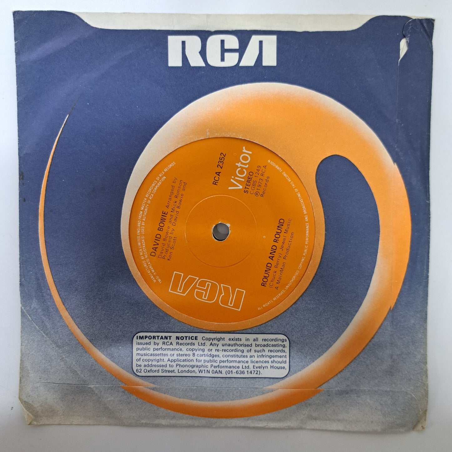 David Bowie - Drive-in Saturday (Vinyl 7" Single) EX