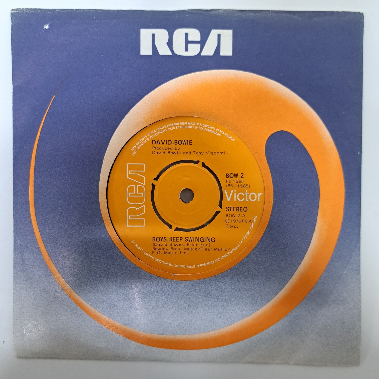 David Bowie - Boys keep Swinging (Vinyl 7" Single) VG+