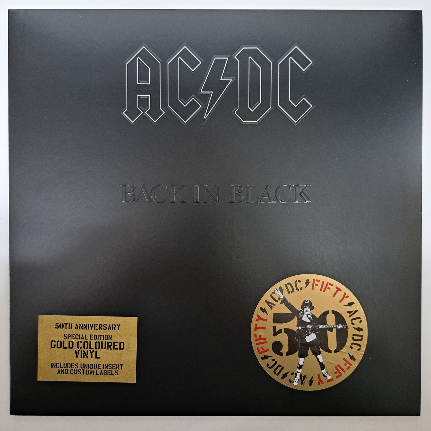 AC/DC - Back in Black (2024 Limited Edition Gold Vinyl LP) NM/M