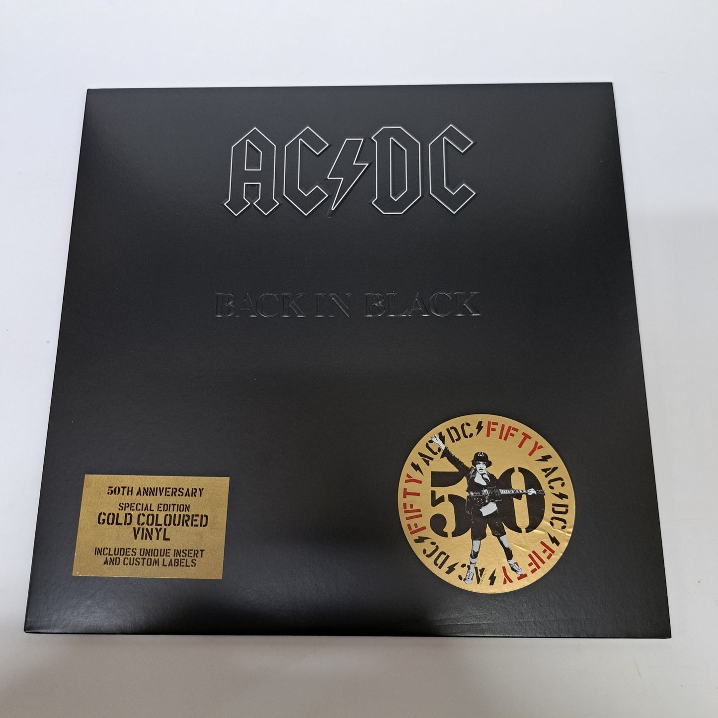 AC/DC - Back in Black (2024 Limited Edition Gold Vinyl LP) NM/M