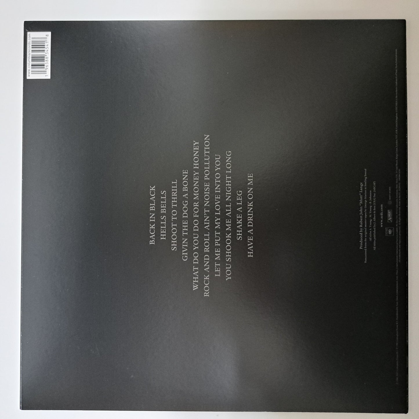 AC/DC - Back in Black (2024 Limited Edition Gold Vinyl LP) NM/M