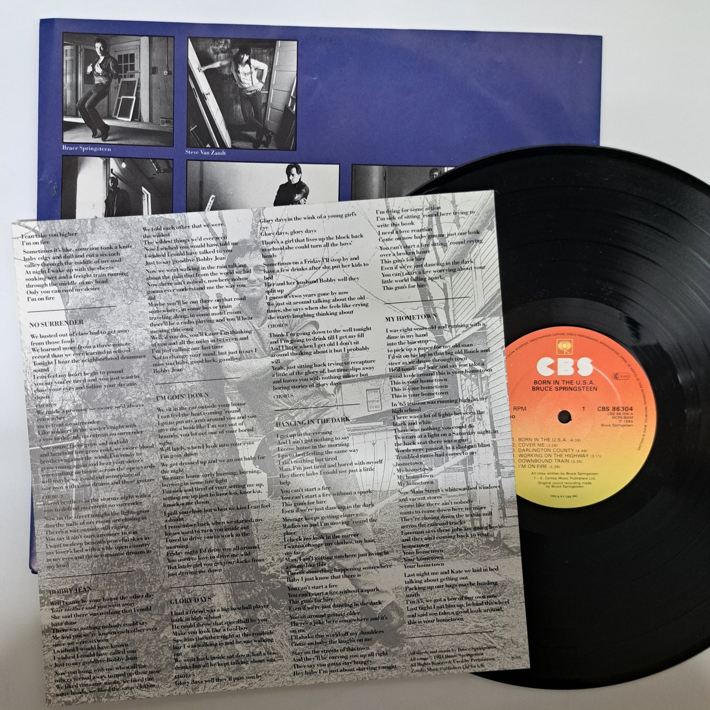 Bruce Springsteen - Born in the USA (Vinyl LP UK 1984) EX/NM