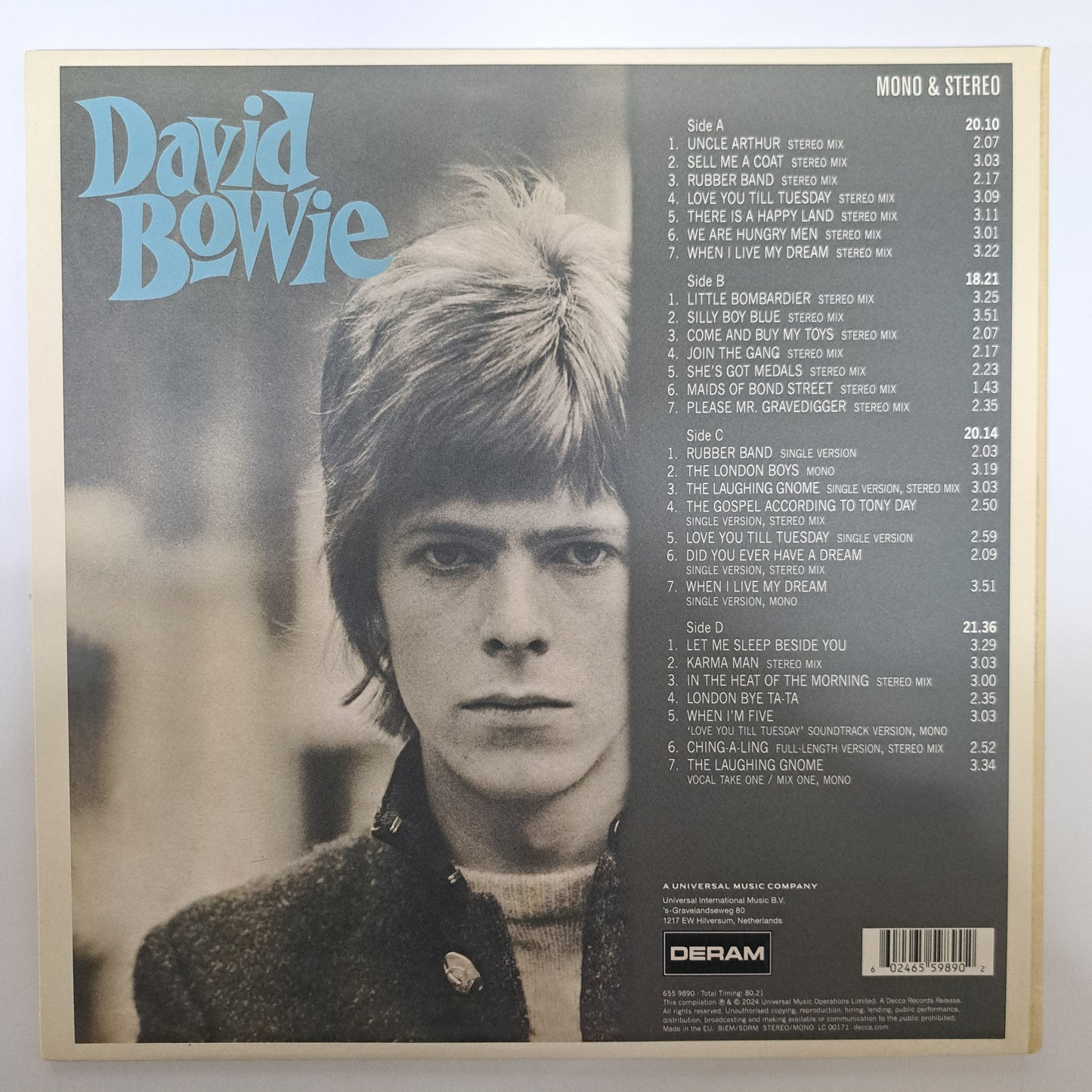 David Bowie - David Bowie (Vinyl LP 2024 Deluxe Edition) NM/M/M