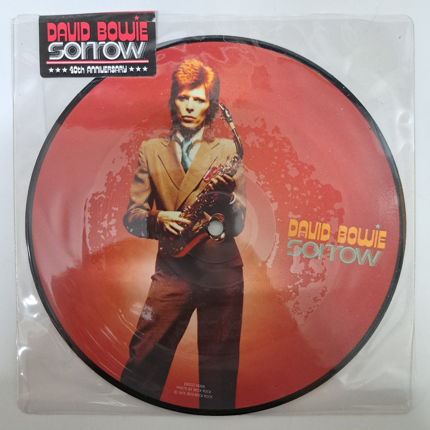 David Bowie - Sorrow (Vinyl 7" Picture Disc 40th Anniversary) Mint