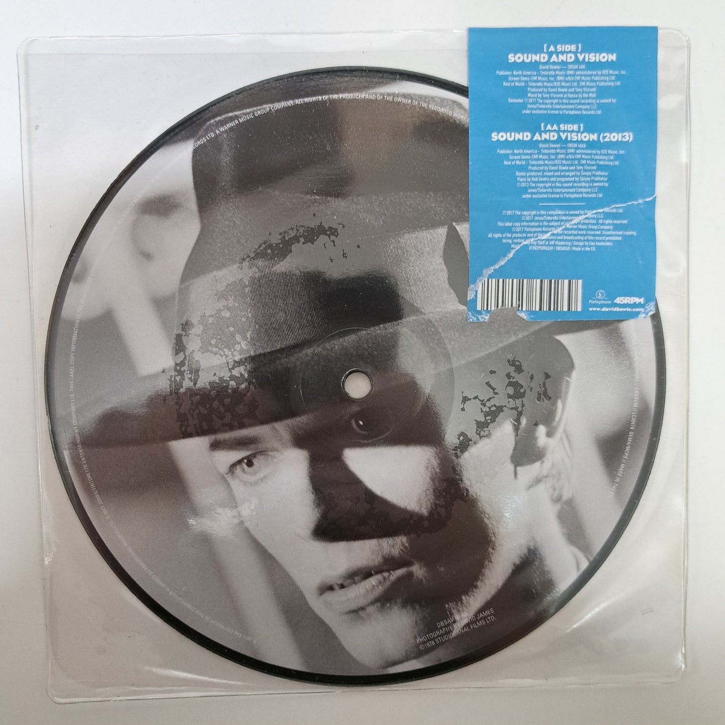David Bowie - Sound and Vision (Vinyl 7" Picture Disc 40th Anniversary) Mint