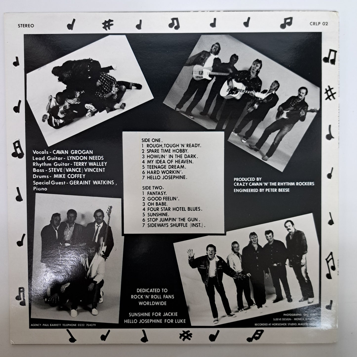 Crazy Cavan 'n' Rhythm Rockers - Rough, Tough 'n' Ready (Vinyl LP UK) EX/EX