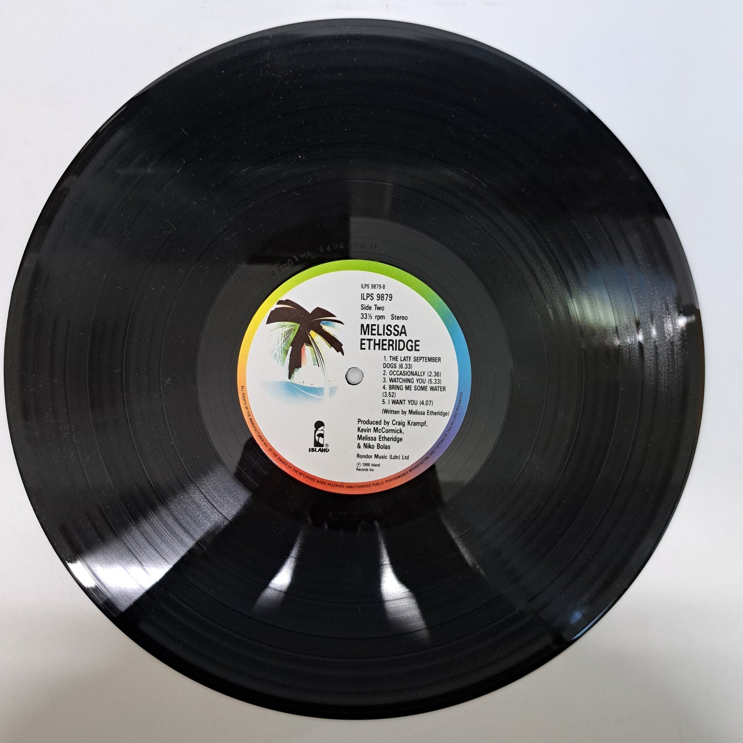 Melissa Etheridge - Self Titled (Vinyl LP UK 1988) VG+/EX