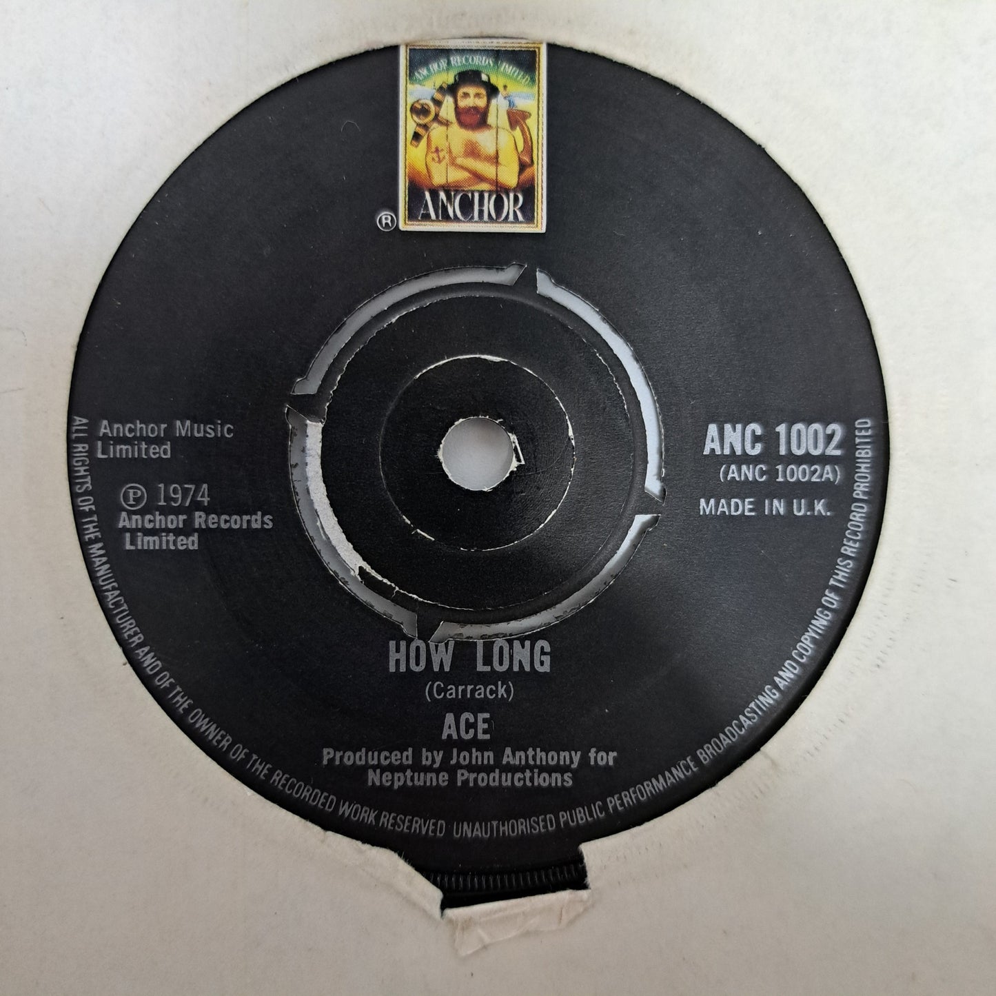 Ace - How Long (Vinyl 7" Single) EX