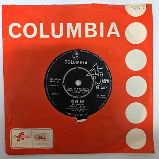 Major Lance - Come See (Vinyl 7" Single UK 1965) NM
