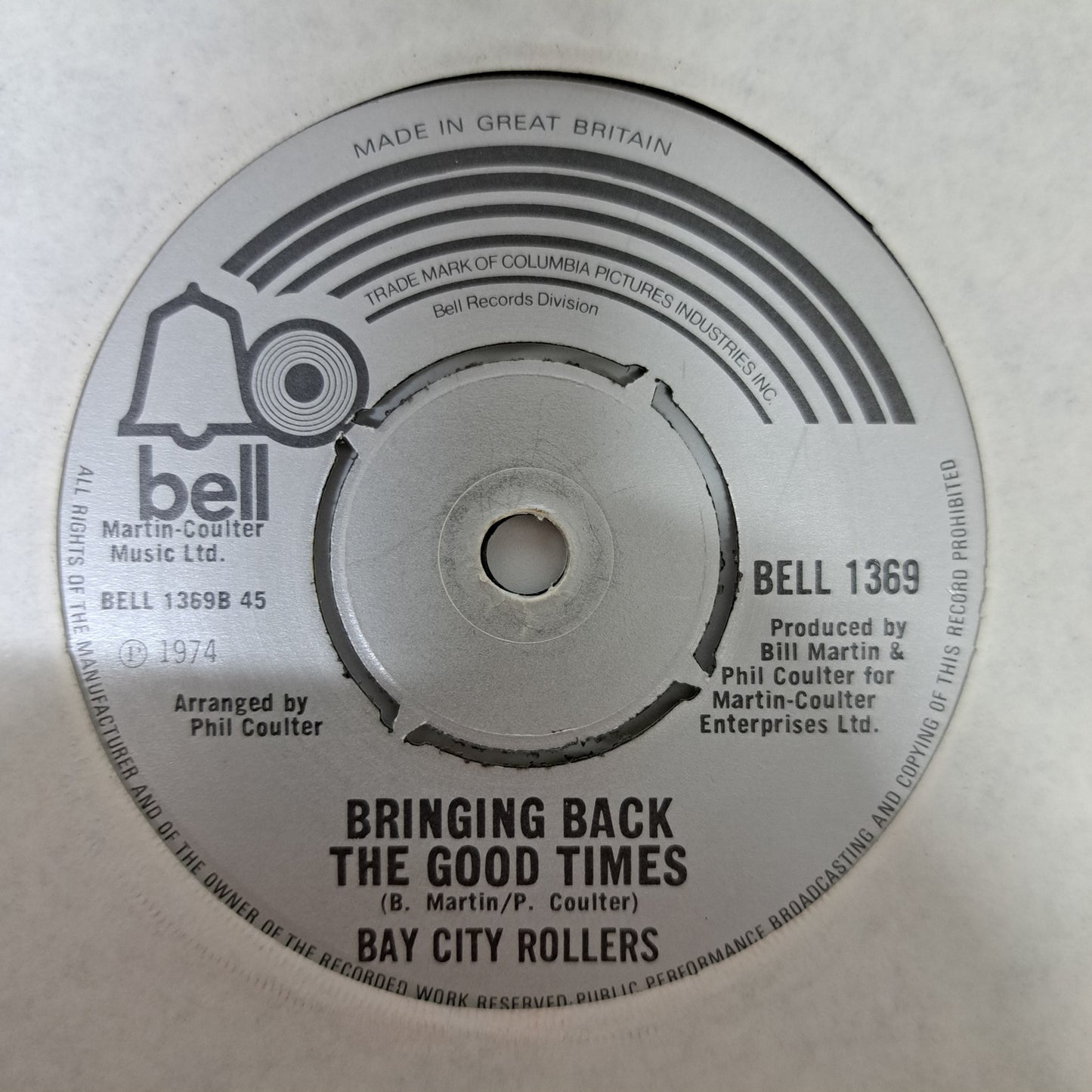 Bay City Rollers - Summerlove Sensation (Vinyl 7" Single) NM