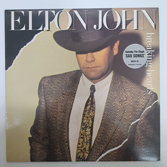 Elton John - Breaking Hearts (Vinyl LP 1984) NM/NM