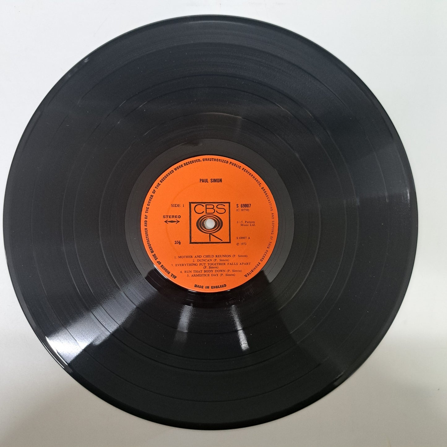 Paul Simon - Self Titled (Vinyl LP UK 1st 1972) NM/NM