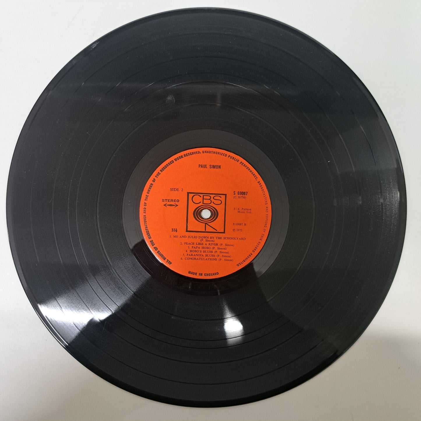 Paul Simon - Self Titled (Vinyl LP UK 1st 1972) NM/NM