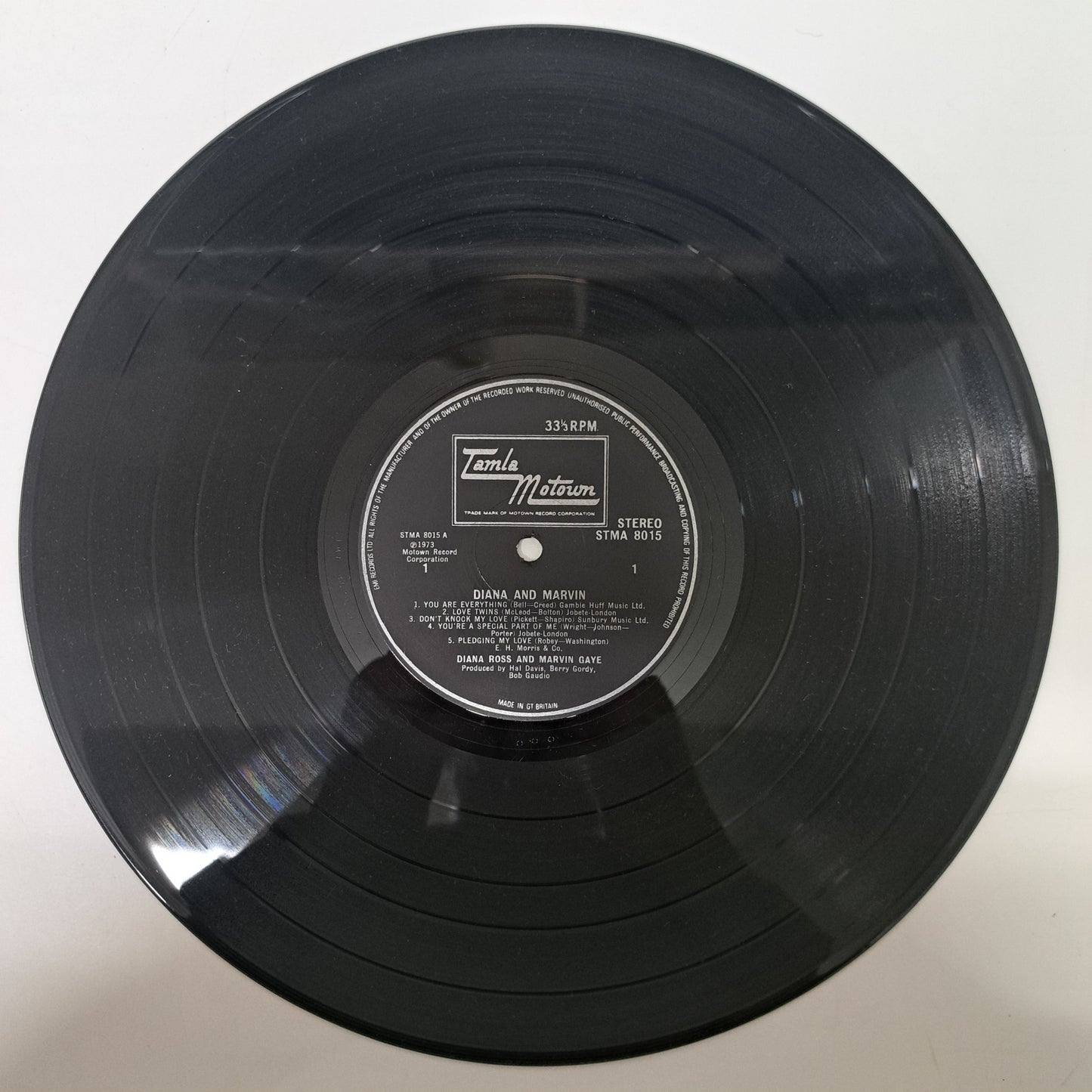 Diana Ross & Marvin Gaye - Diana and Marvin (Vinyl LP 1973 UK) VG+/EX