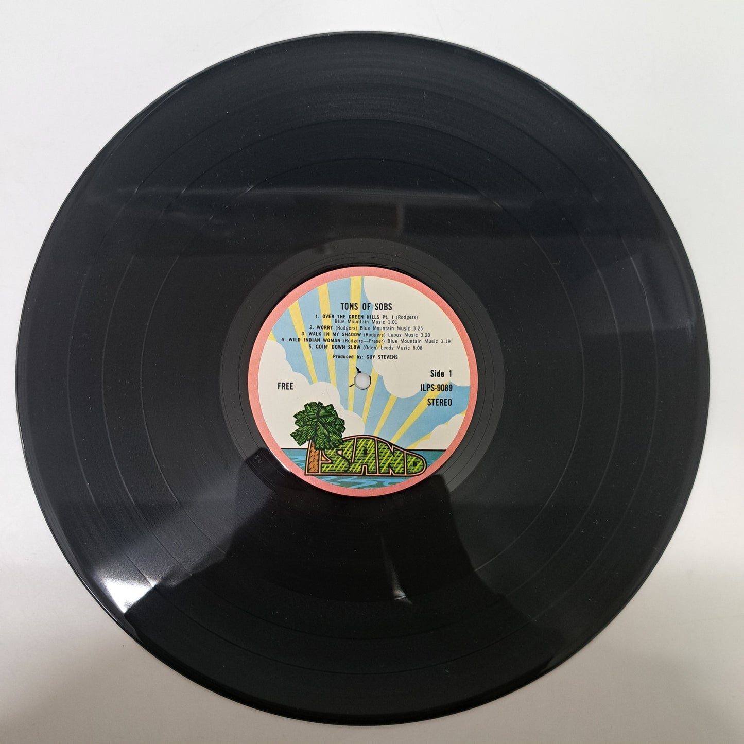 Free - Tons of Sobs (Vinyl LP UK 1971 Pink Rim Porky) NM/NM