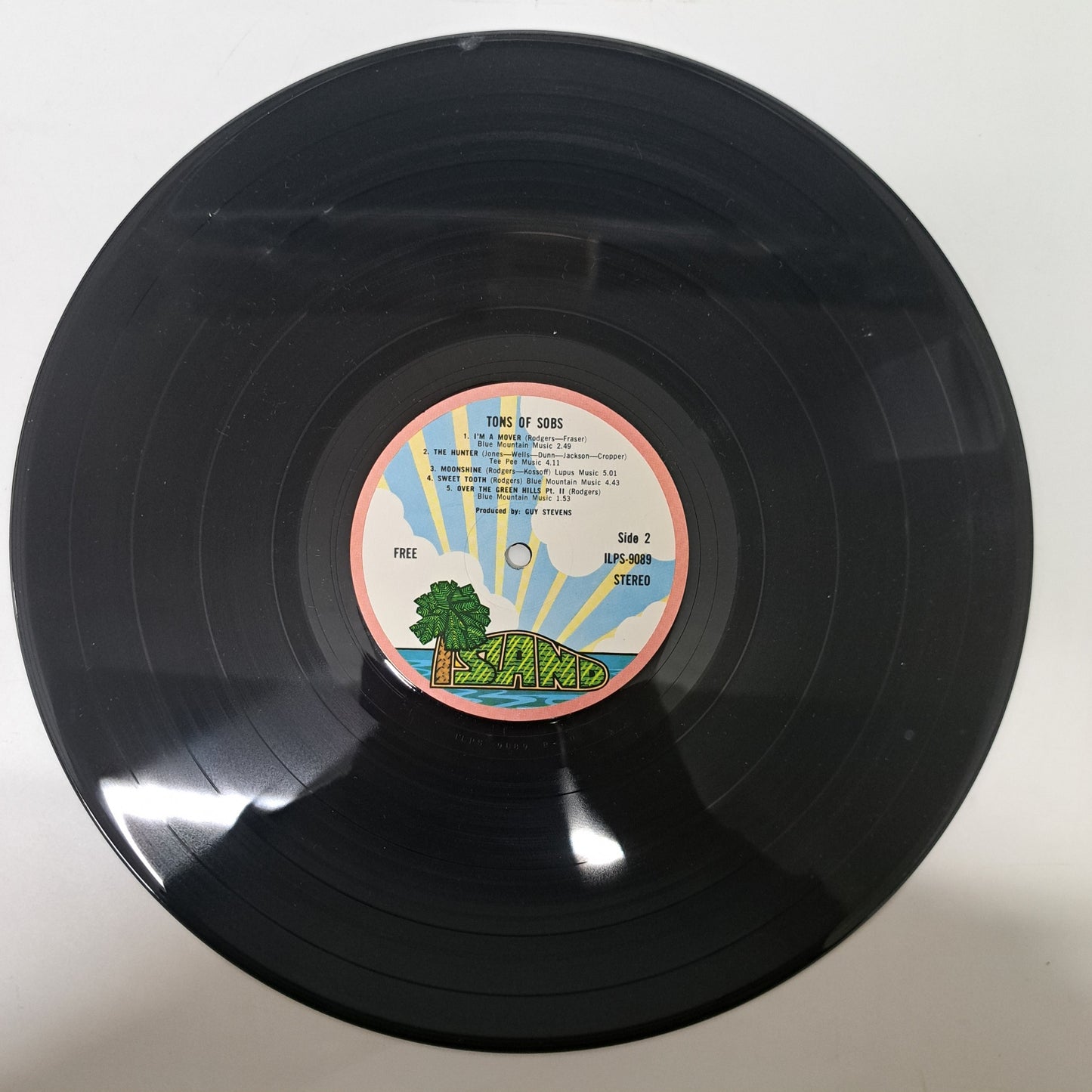 Free - Tons of Sobs (Vinyl LP UK 1971 Pink Rim Porky) NM/NM