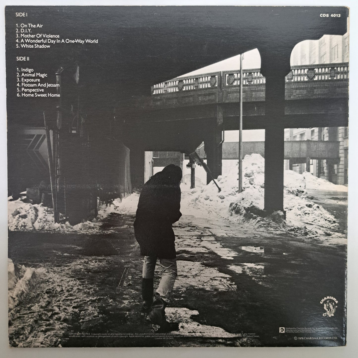 Peter Gabriel - Self Titled (Vinyl LP 1978 'Mad Hatter') EX/EX