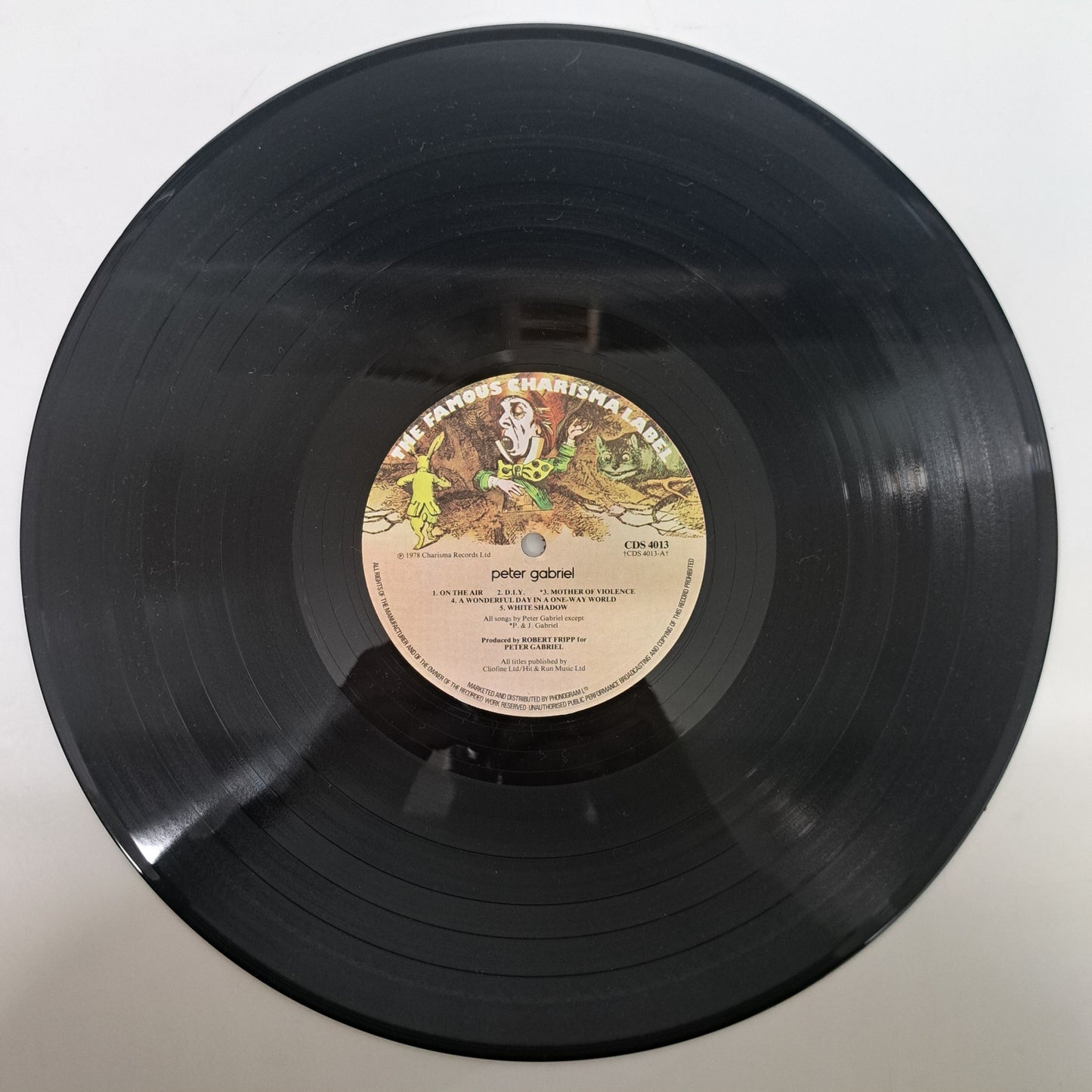 Peter Gabriel - Self Titled (Vinyl LP 1978 'Mad Hatter') EX/EX