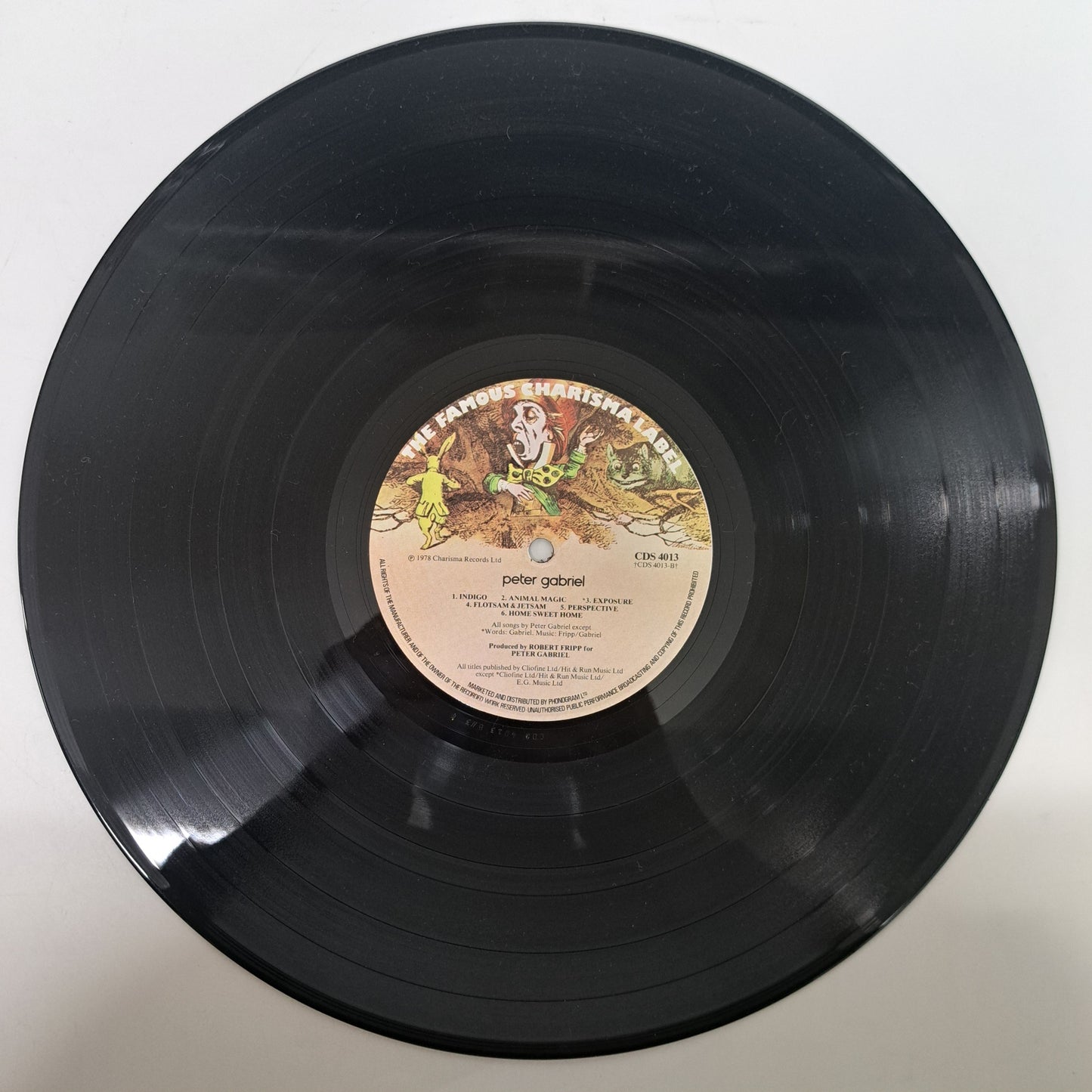 Peter Gabriel - Self Titled (Vinyl LP 1978 'Mad Hatter') EX/EX