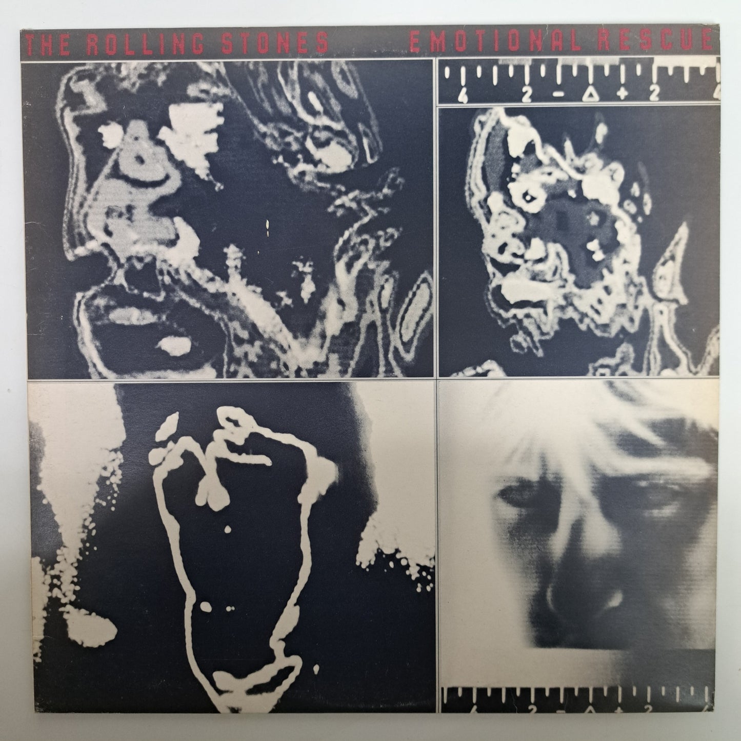 Rolling Stones - Emotional rescue (Vinyl LP + Poster UK 1980) EX/NM