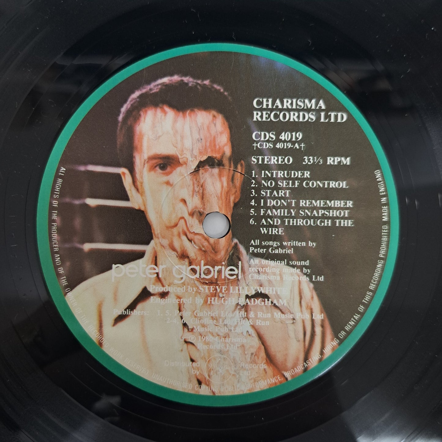 Peter Gabriel - Self Titled (Vinyl LP UK 1980) EX/EX