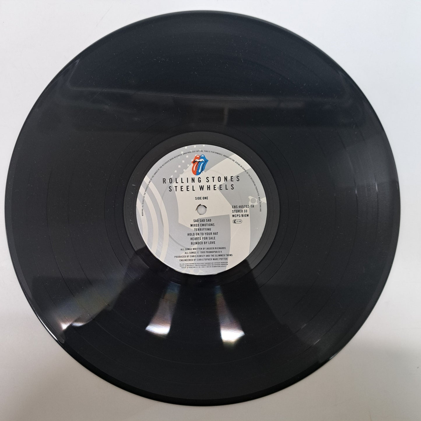 Rolling Stones - Steel Wheels (Vinyl LP UK 1989) EX/EX