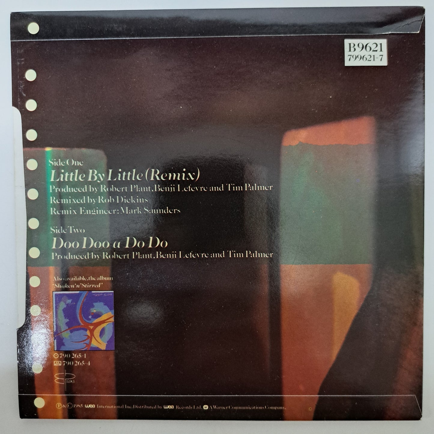 Robert Plant - Little by Little [Remix] (Vinyl 7" Single UK 1985) NM/NM