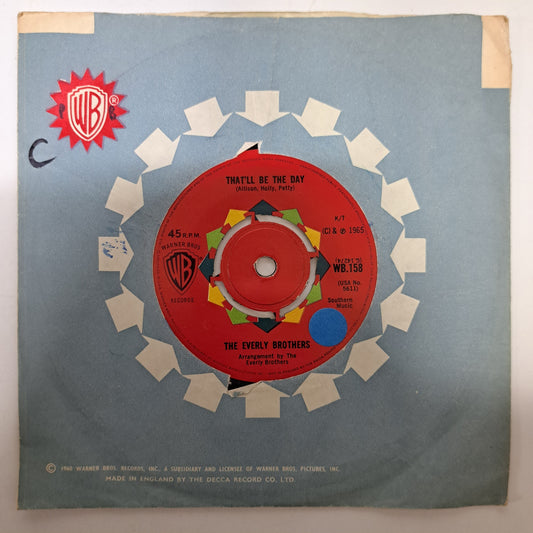 Everly Brothers - That'll be the Day (Vinyl 7" Single) NM