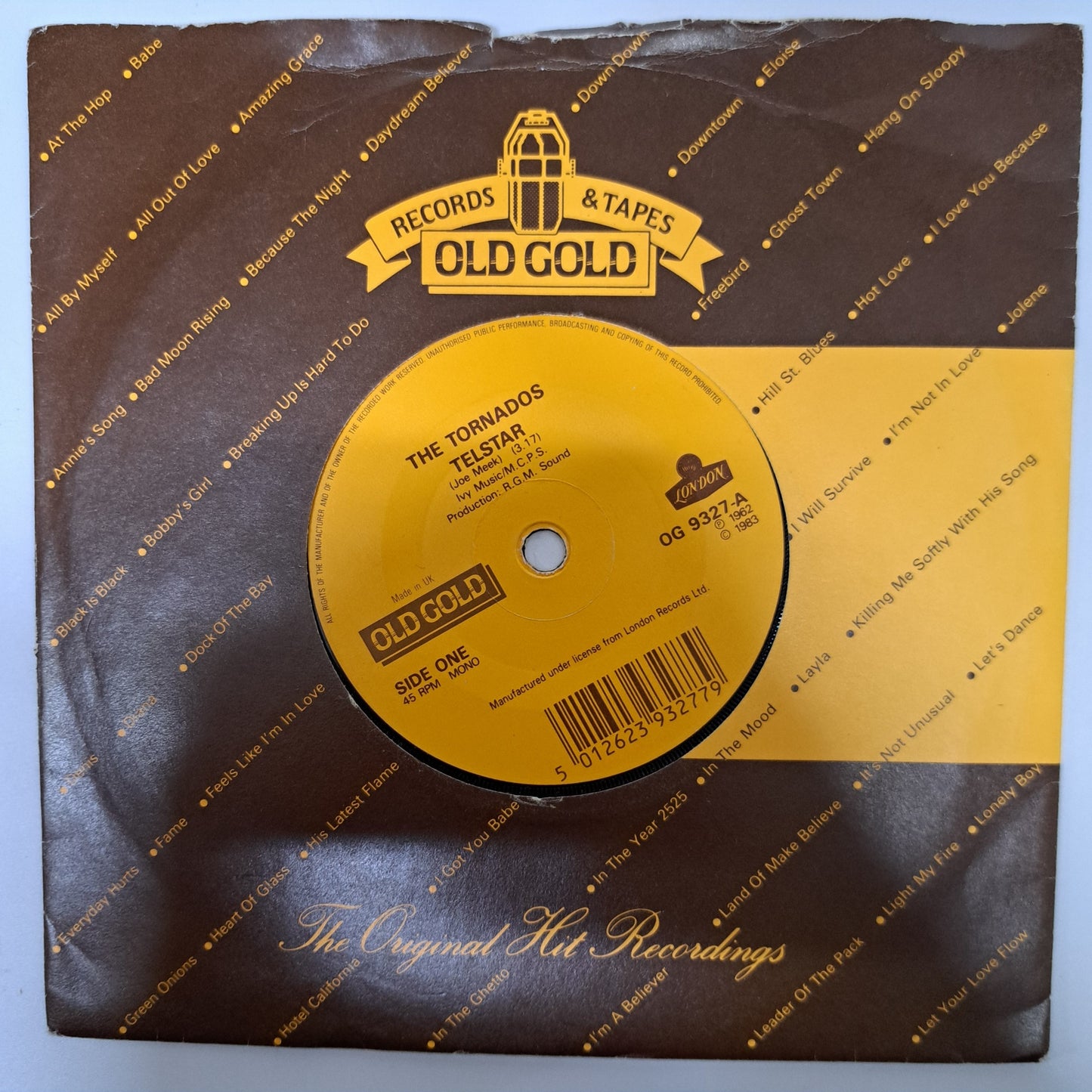 Tornados - Telstar (Vinyl 7" Single) NM
