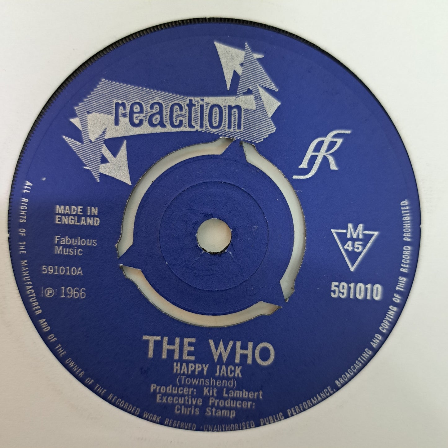 Who - Happy jack (Vinyl 7" Single 1966) EX
