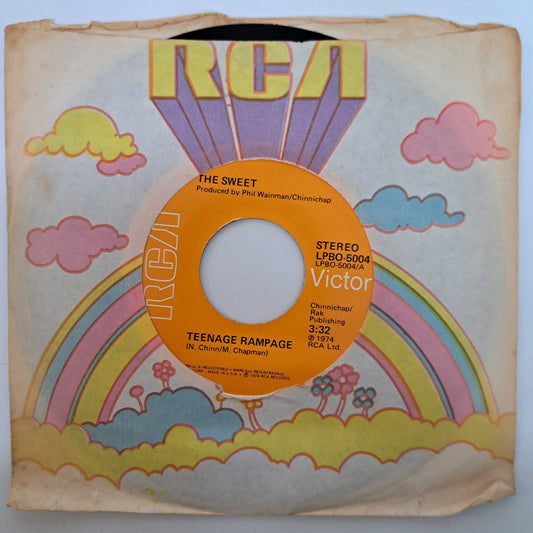 Sweet - Teenage Rampage (Vinyl 7" Single US Export) VG+
