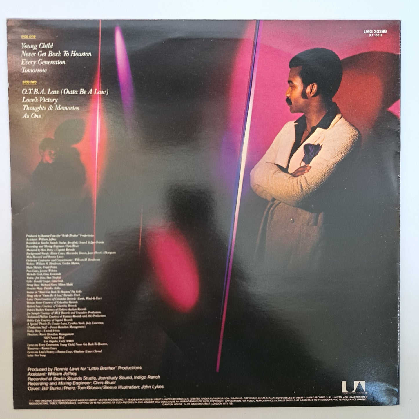 Ronnie Laws - Every Generation (Vinyl LP UK 1980) EX/NM